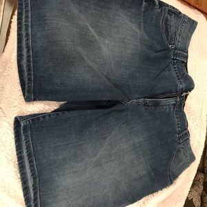 Lane Bryant Bermuda Jean Shorts